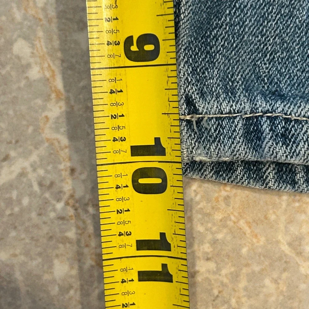GAP Carpenter Jean Shorts Mens 33 Blue Denim Jorts 10